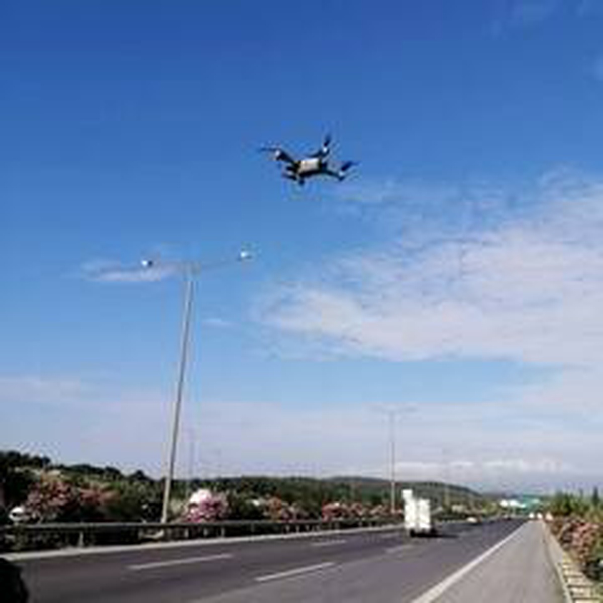 İzmir\'de drone destekli motosiklet denetimi