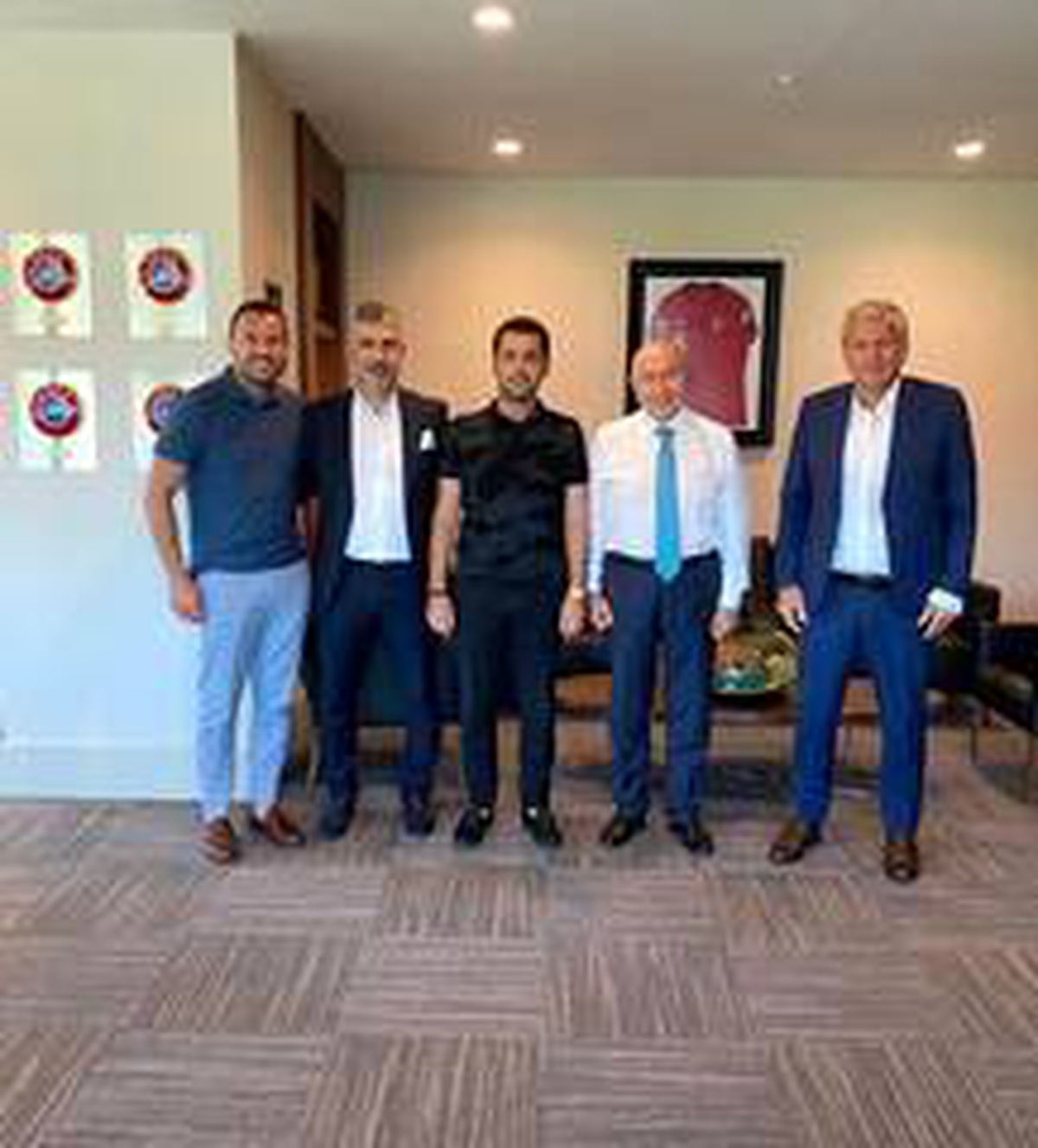 B.B. Erzurumspor Kulübü\'nden TFF Başkanı Nihat Özdemir\'e nezaket ziyareti