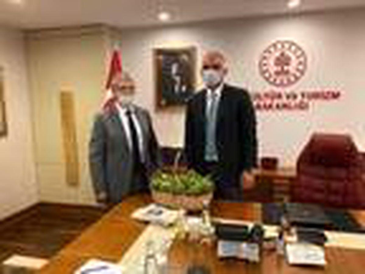 Başkan Arslan\'dan, Bakan Ersoy\'a ziyaret
