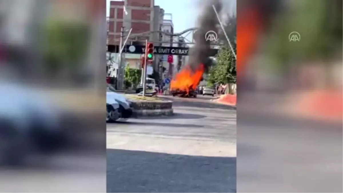 Son dakika haberleri: Seyir halindeki otomobil yandı