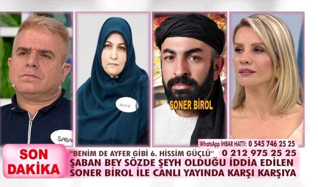 Sosyal medyada fotoğraflarını gördüğü sözde şeyhin canlı yayında bambaşka biri olduğunu gören Esra Erol, şaşkına uğradı