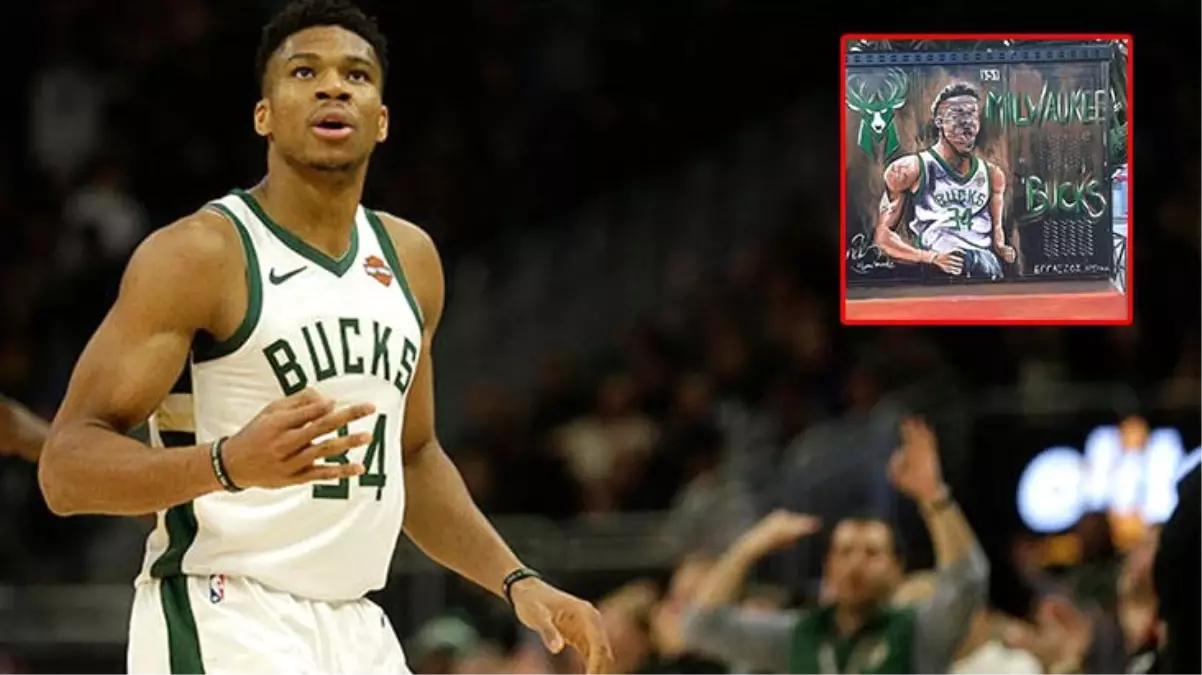 Yıldız basketbolcu Giannis Antetokounmpo\'ya ırkçı saldırı: Grafitisine Nazi sembolü çizildi