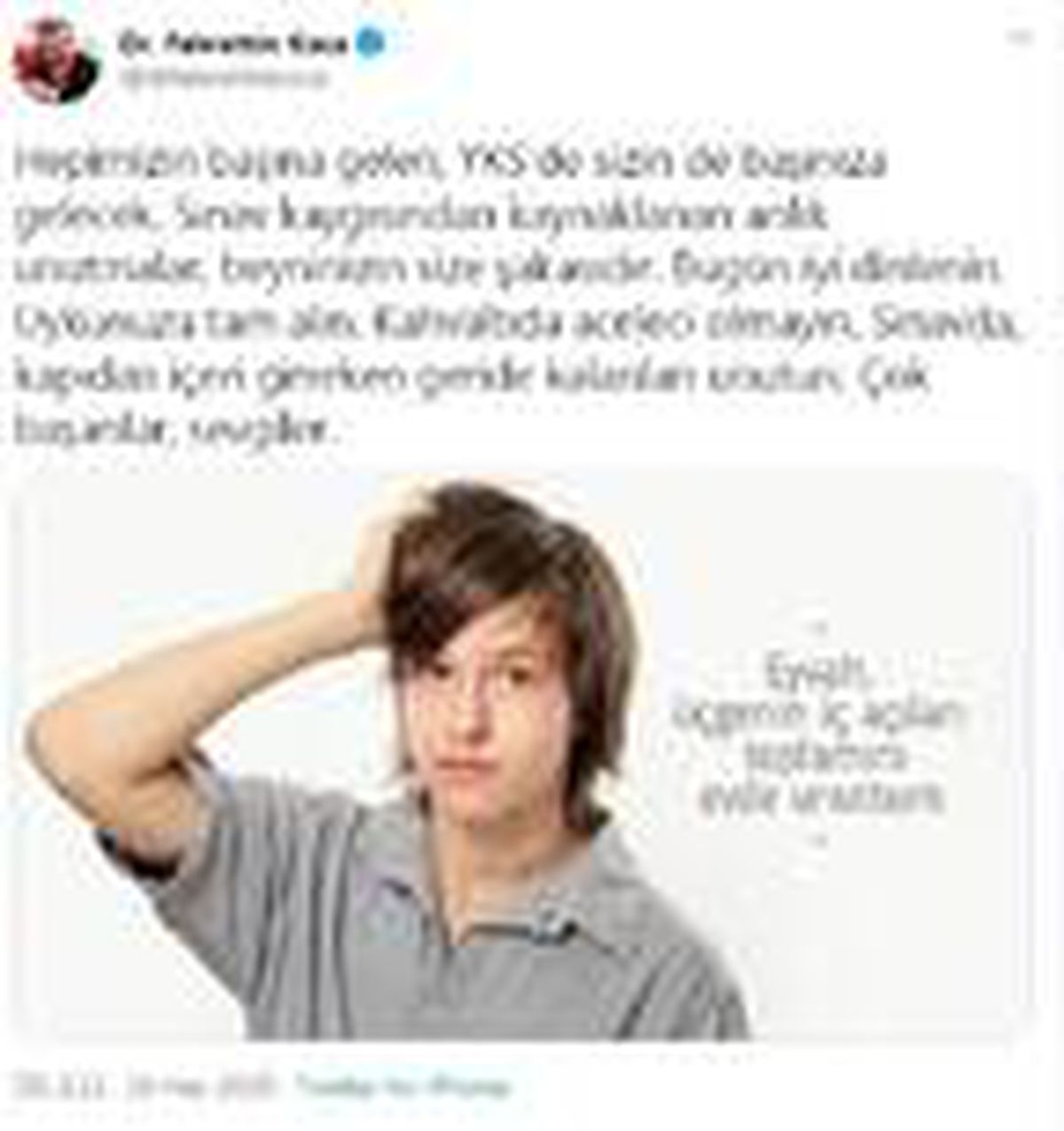 Bakan Koca\'dan öğrencilere \'YKS\' önerisi