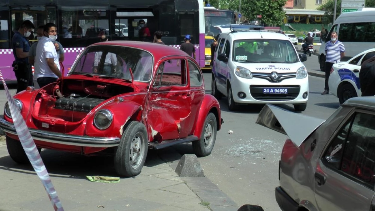 İstanbul\'da babasının arabasını kaçıran ehliyetsiz genç, ortalığı birbirine kattı