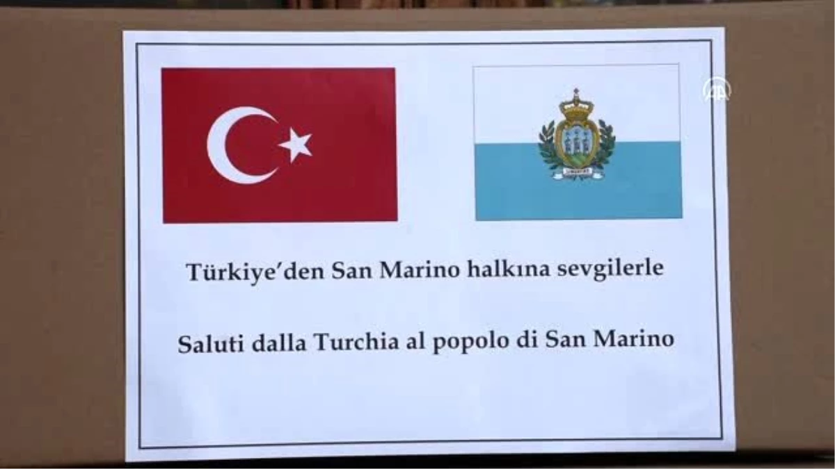 Türkiye\'den San Marino\'ya "maske" yardımı