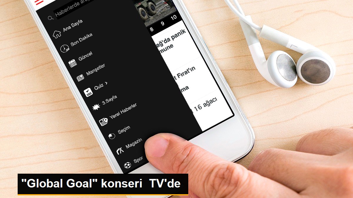 "Global Goal" konseri TV\'de