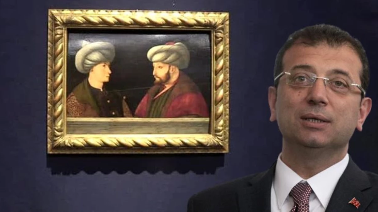 İBB\'nin Fatih\'in portresini almasına karşı çıkan biri var: Yarım metrekarelik boyalı bez