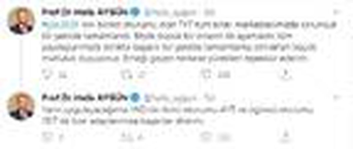 ÖSYM Başkanı Aygün\'den \'YKS\' açıklaması