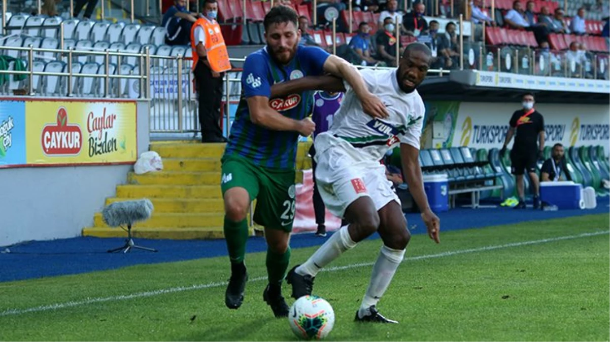Çaykur Rizespor, 2-0 geriye düştüğü maçta Yukatel Denizlispor ile 2-2 berabere kaldı
