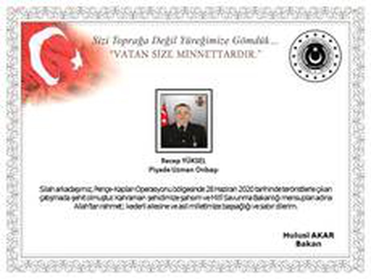 MSB: "Pençe-Kaplan Operasyonu bölgesinde, 28 Haziran 2020 tarihinde teröristlerle çıkan çatışmada...