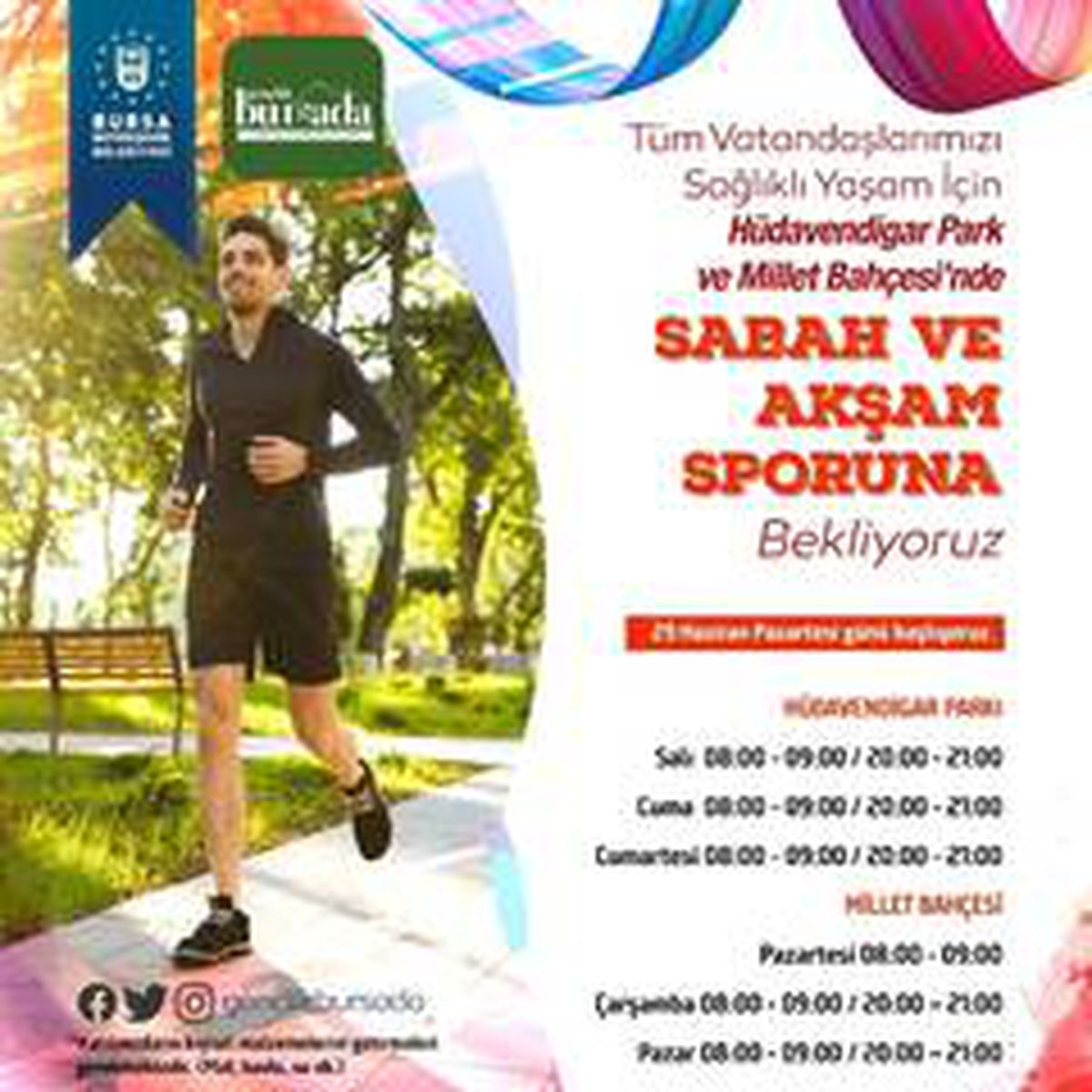 Sağlıklı yaşam için haydi spora