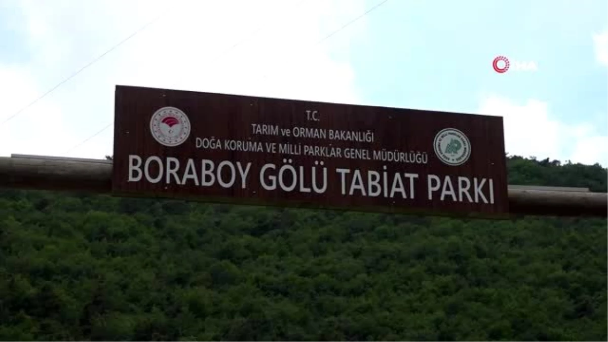 Sessizliği, sakinliği ve doğasıyla kampçıların uğrak noktası Boraboy Gölü ziyaretçilerini bekliyor