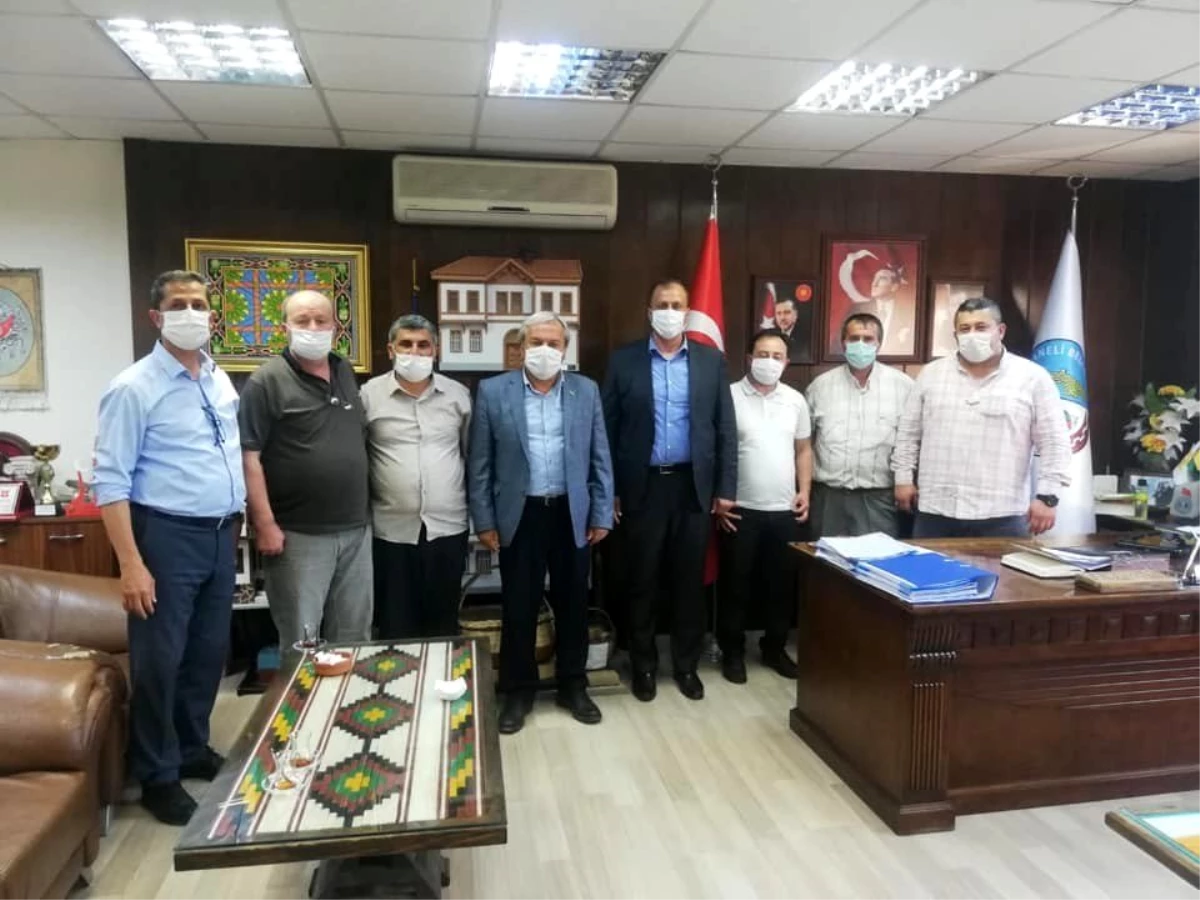 İznik Belediye Başkanı Usta, Osmaneli Belediye Başkanı Şahin\'i ziyaret etti