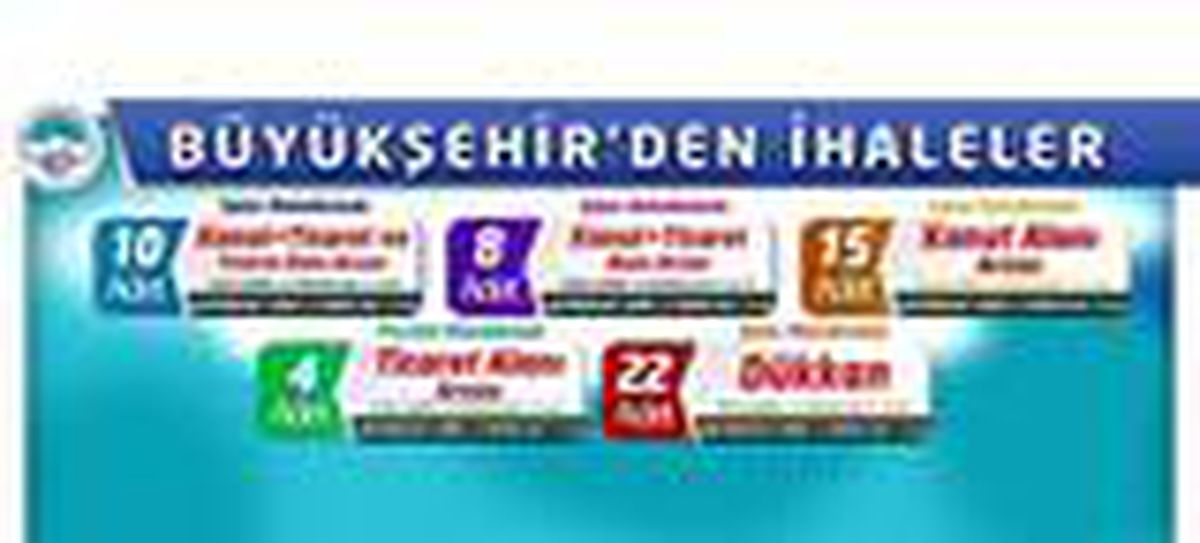 Büyükşehir\'den beş ihale birden