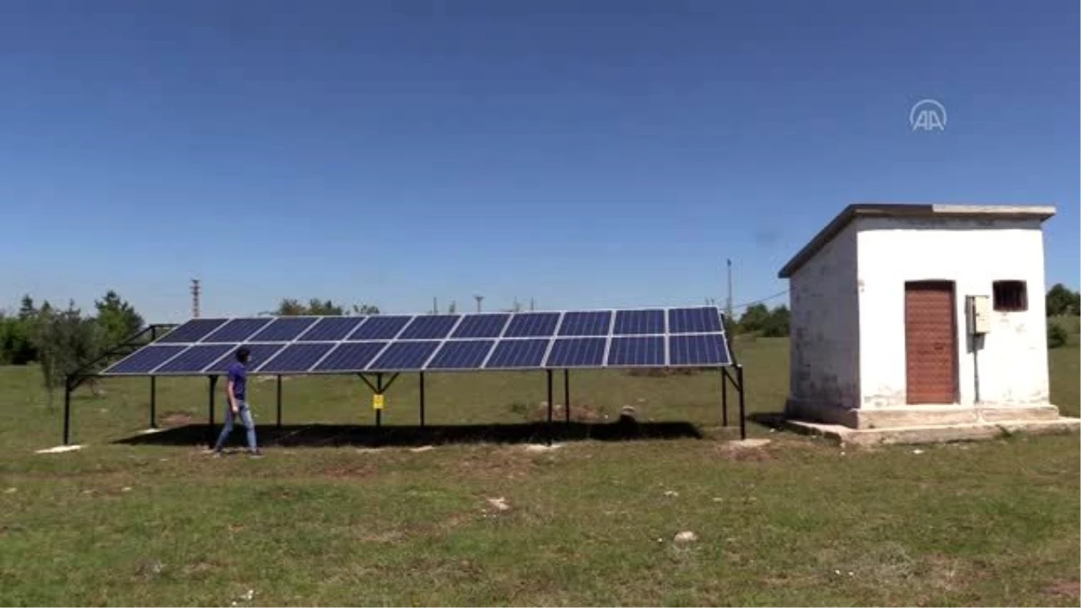 Güneş enerjisiyle köy halkı su masrafından kurtuldu