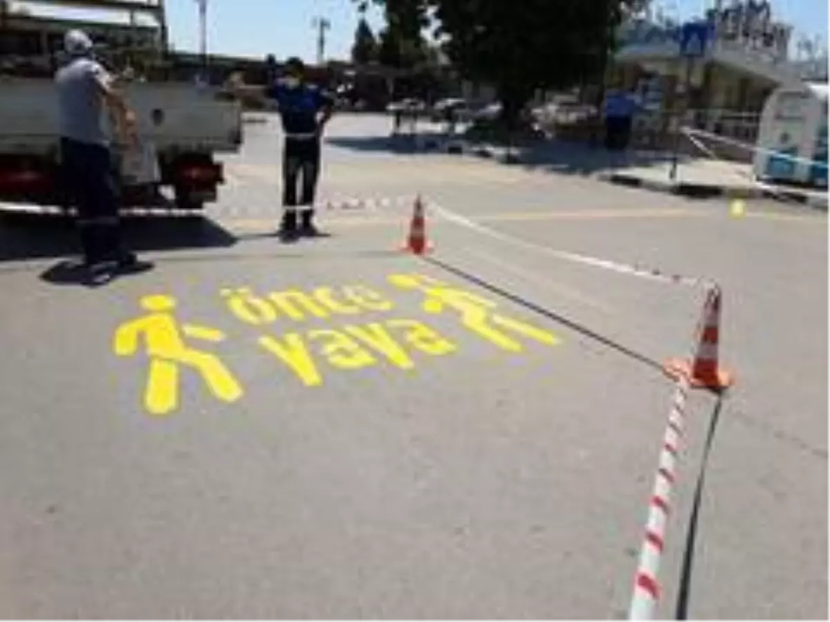 Son dakika haber! Güvenli ulaşım için trafik işaretlemeleri yenilendi