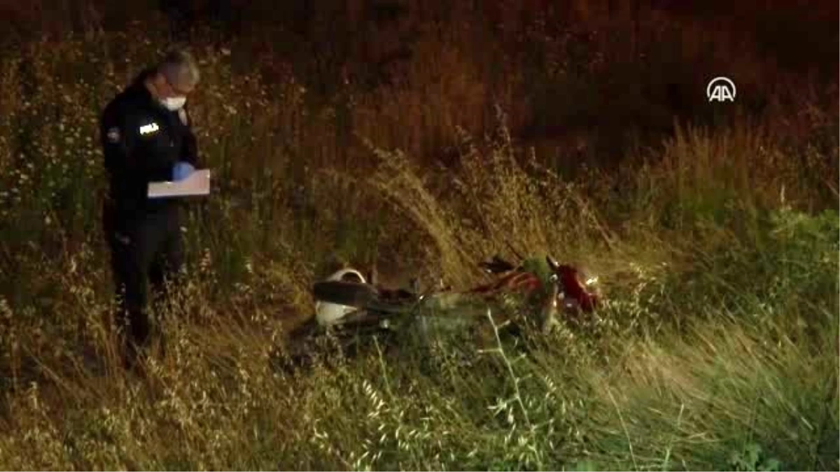 Başkentte reflektöre çarpan motosikletin sürücüsü öldü