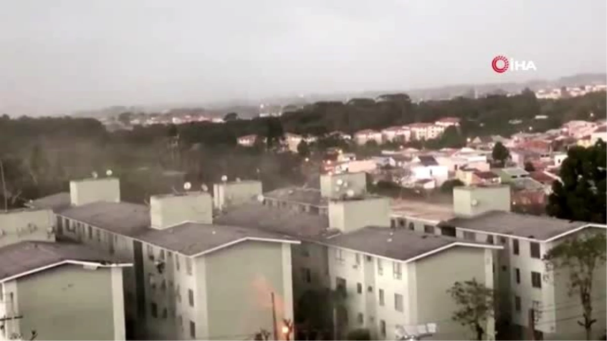 Son dakika güncel: - Brezilya\'nın güneyini fırtına vurdu: 10 ölü