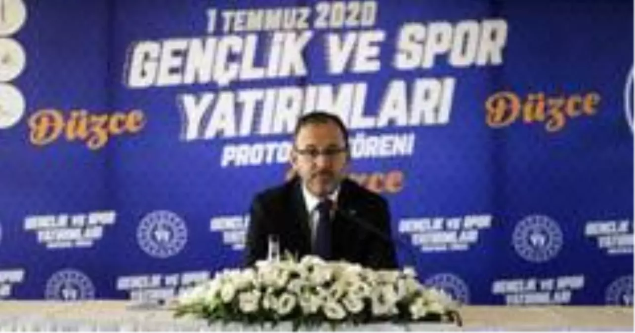 Gençlik ve Spor Bakanlığı\'ndan Düzce için 32 Milyon TL\'lik yatırım