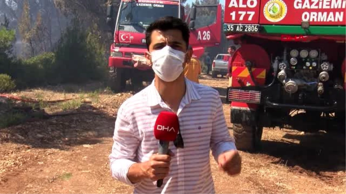İzmir Urla\'da orman yangını