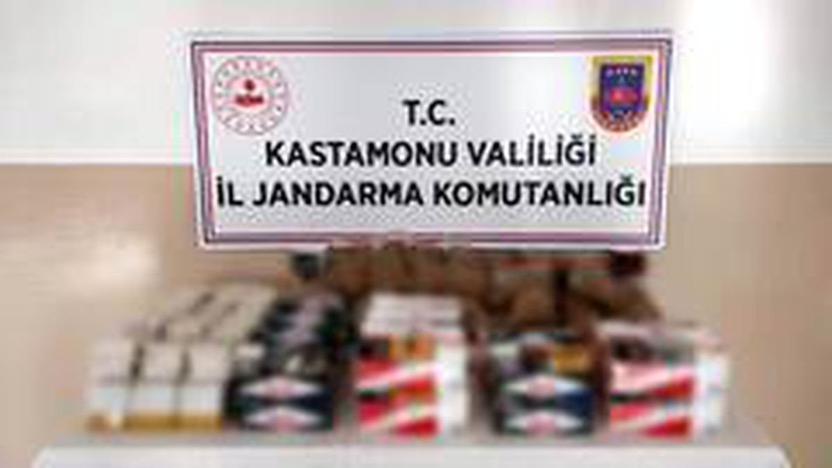 Kastamonu\'da kaçak sigara operasyonu