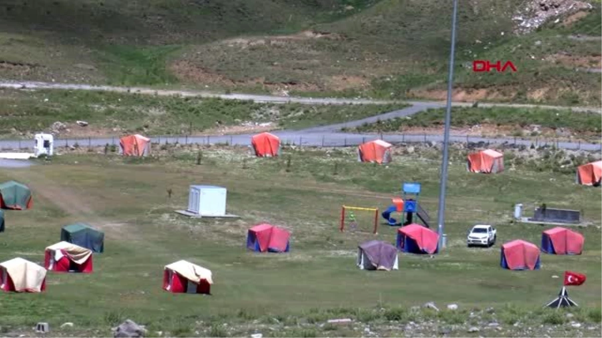 KAYSERİ Erciyes\'te çadır kampı sezonu açılıyor