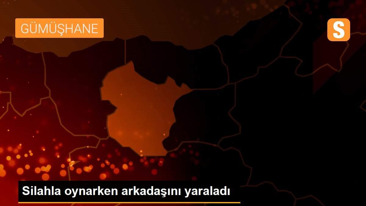 Silahla oynarken arkadaşını yaraladı