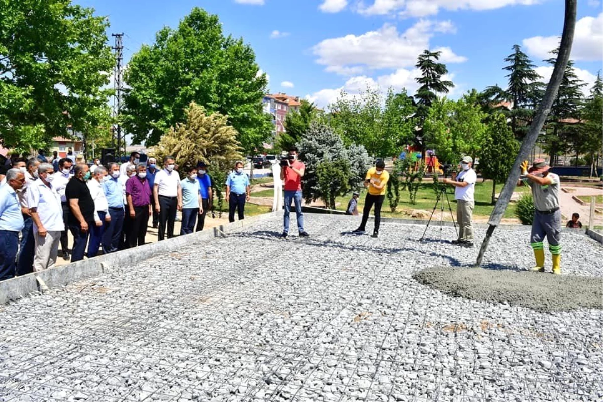 Yeşiltepe sosyal tesisleri ve halı saha projesinde temel atıldı