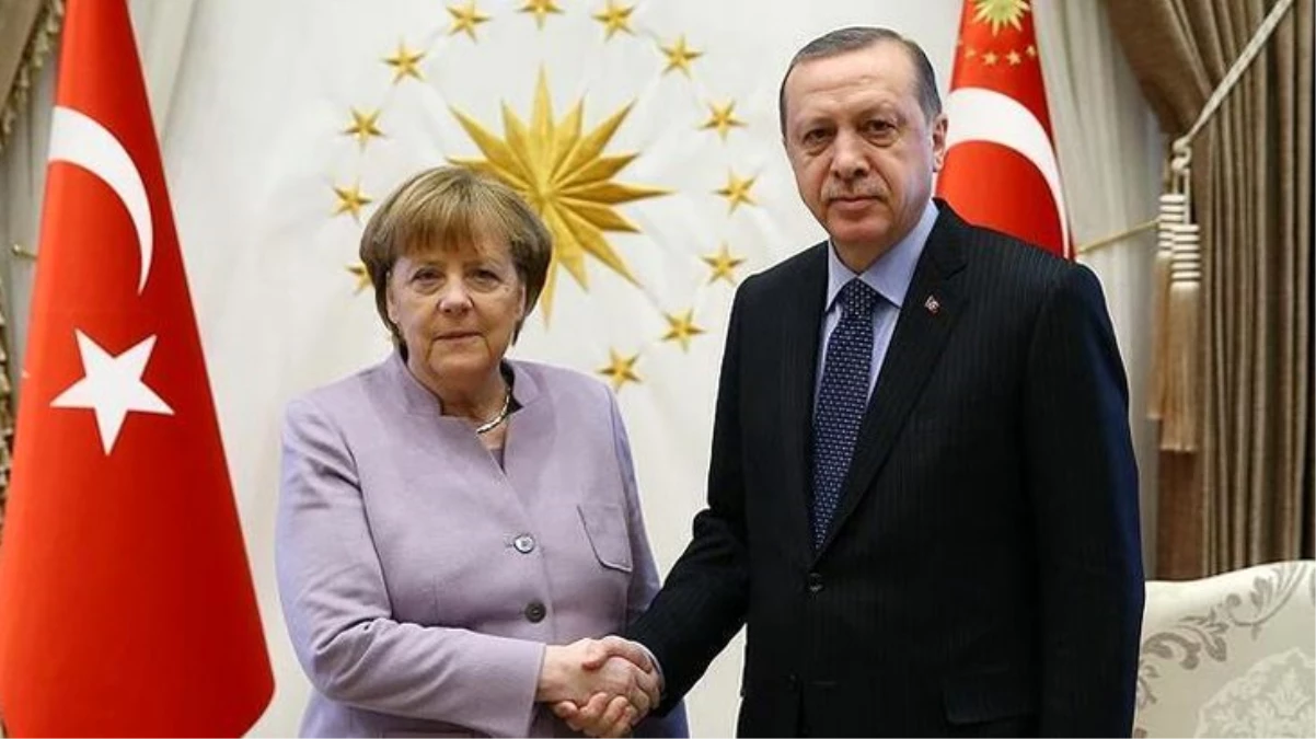 Cumhurbaşkanı Erdoğan, Almanya Başbakanı Merkel ile görüştü