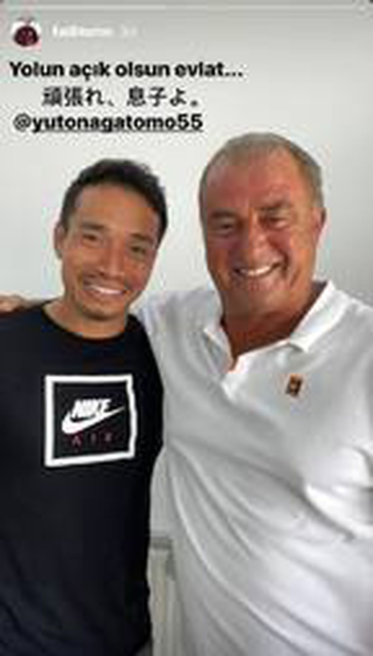 Fatih Terim\'den Nagatomo\'ya veda