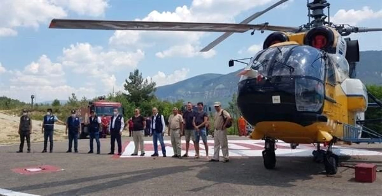 Son Dakika: Karabük\'te yangın söndürme helikopteri 3 ay görev yapacak