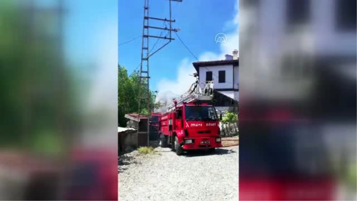 Safranbolu\'da ev yangını