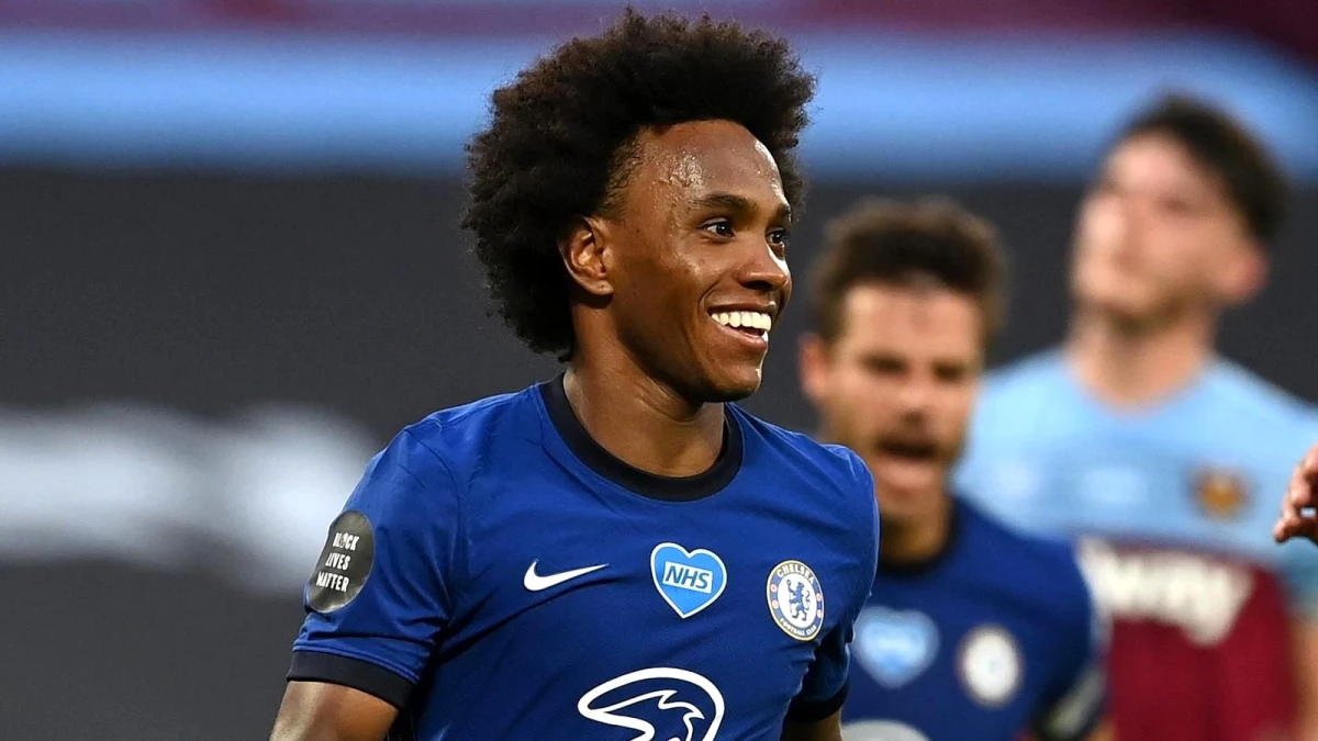 Willian, bir gecede iki kez tarihe geçti!