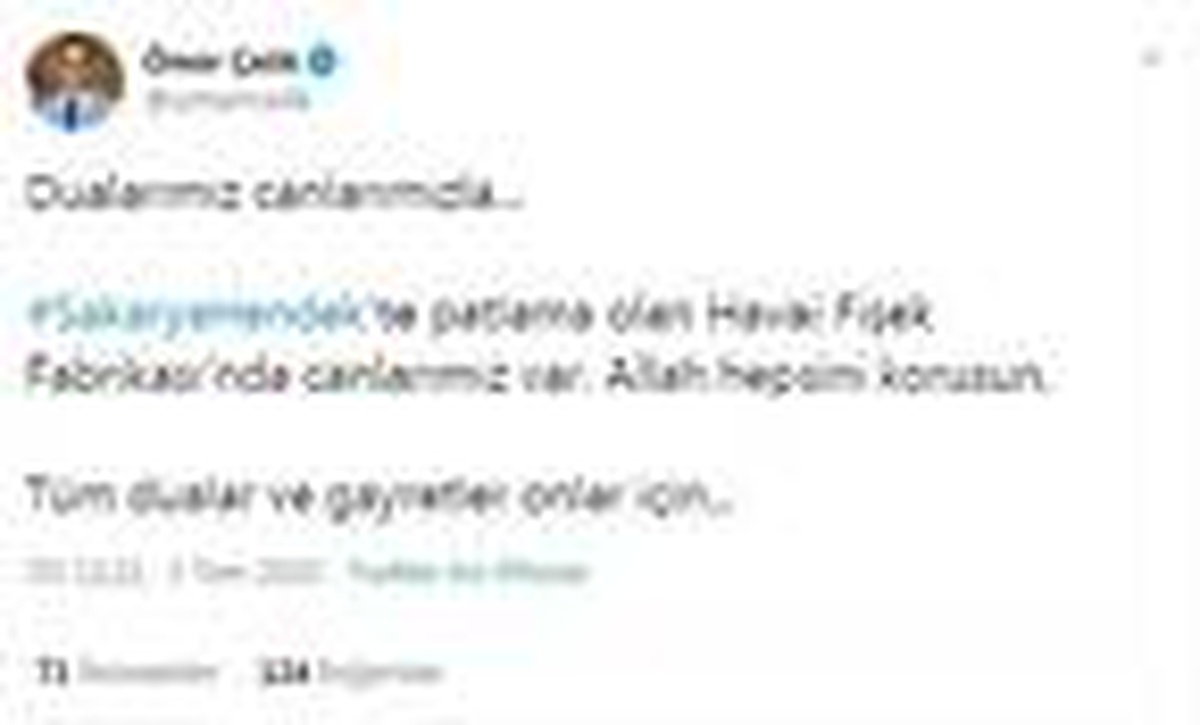 AK Partili Çelik: Havai fişek fabrikasında canlarımız var