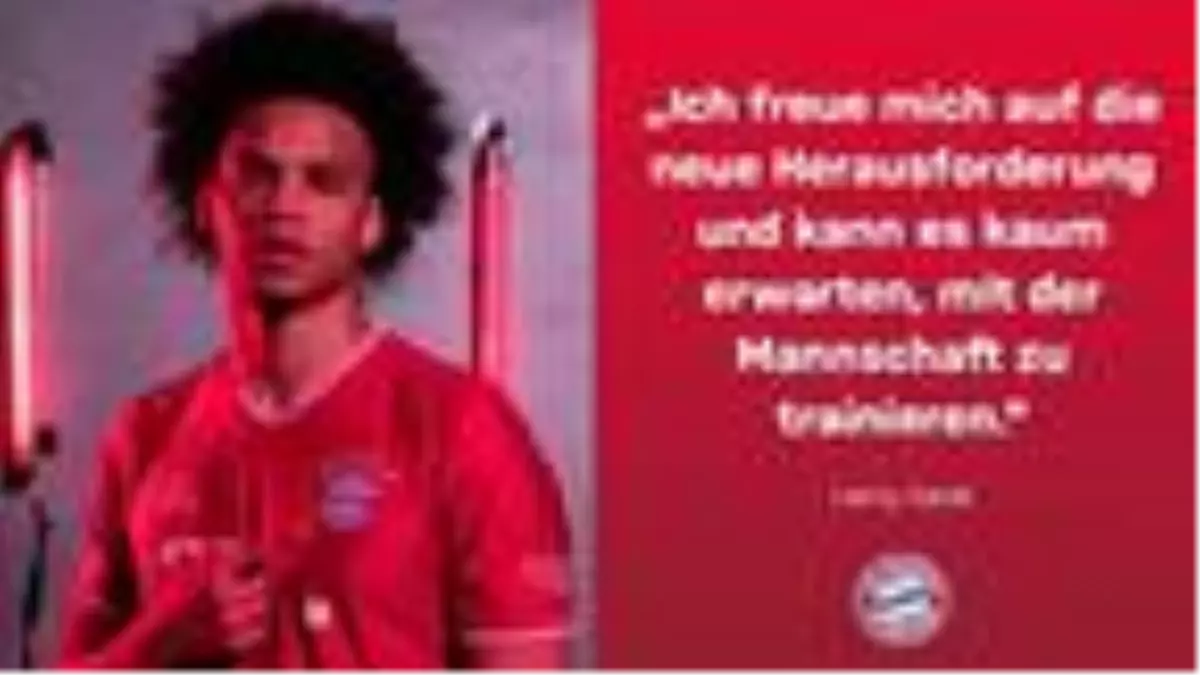 Bayern Münih, Sane\'yi resmen açıkladı