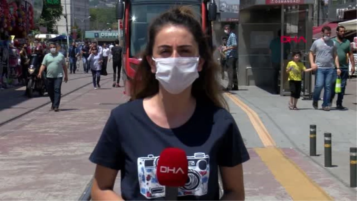 BURSA Bakan Koca\'nın vakaların arttığını söylediği Bursa\'da maske kuralına uyulmuyor