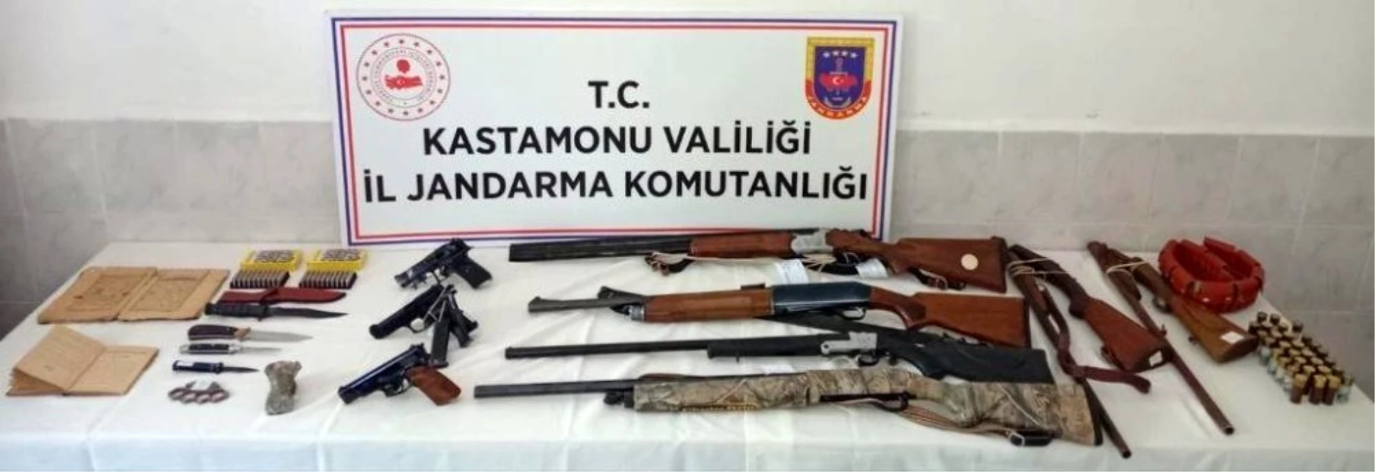 Kastamonu\'da silah kaçakçılarına operasyon: 9 gözaltı