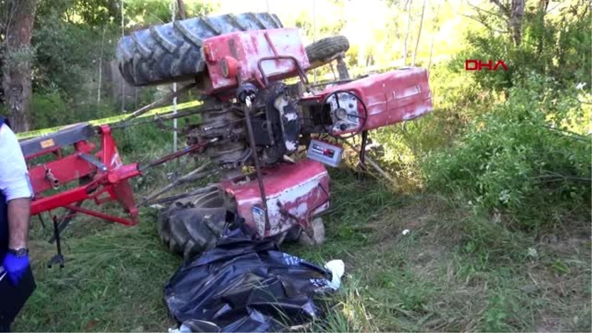 Kayseri\'de devrilen traktörün sürücüsü öldü