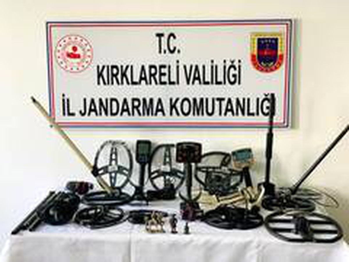 Kırklareli\'de tarihi eser operasyonu: 5 gözaltı