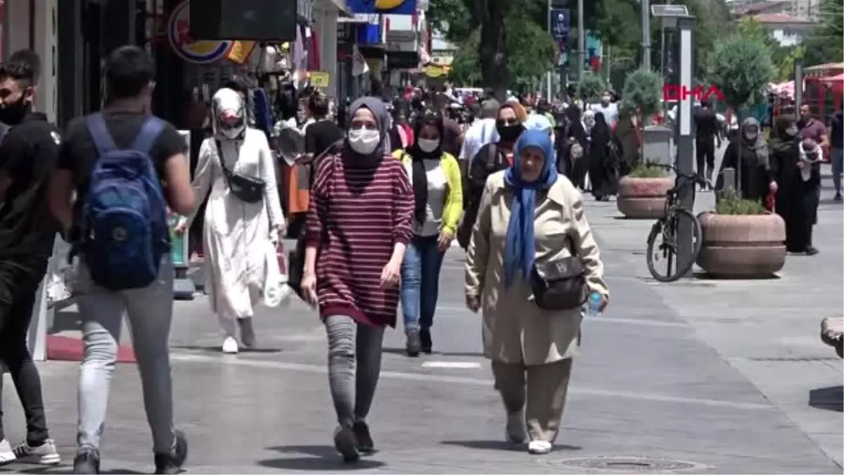 KONYA Vaka sayılarında artış görülen Konya\'da maske kullanımına önem verilmiyor