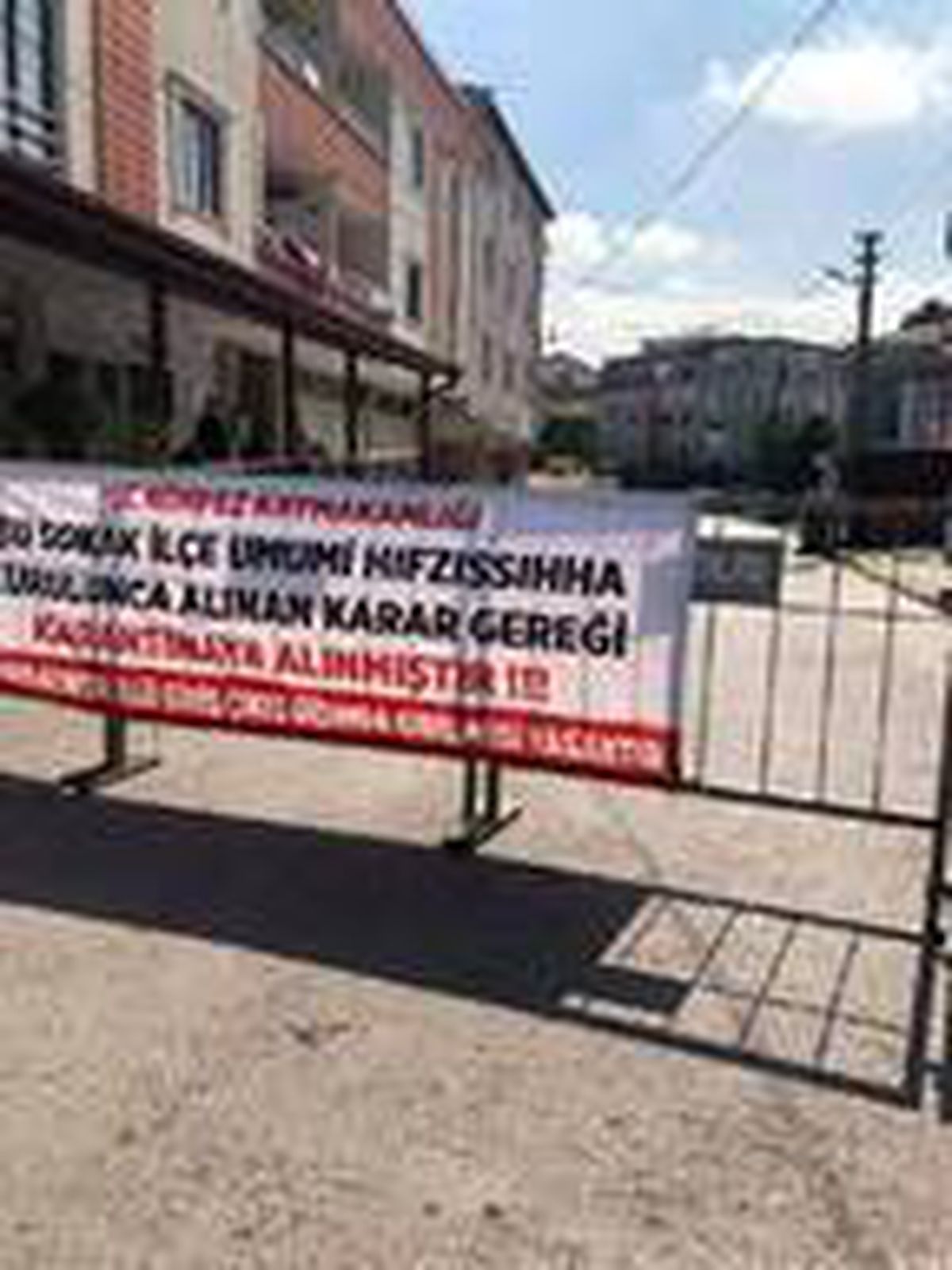 Körfez\'de bir sokak karantinaya alındı