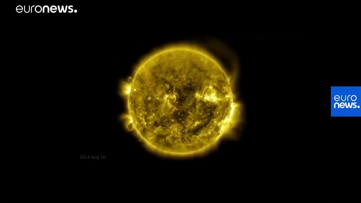NASA, Güneş\'in 425 milyon fotoğrafını 60 dakikaya sığdırdı