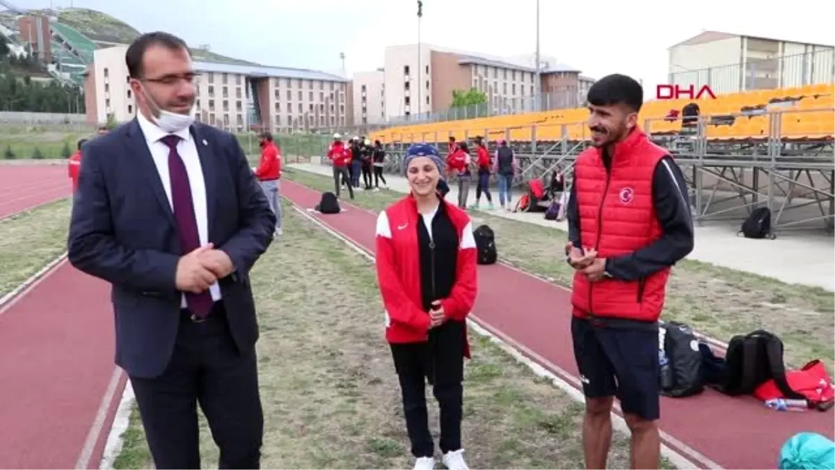 SPOR Milli atletler normalleşmeyle birlikte Erzurum\'da kampa girdi