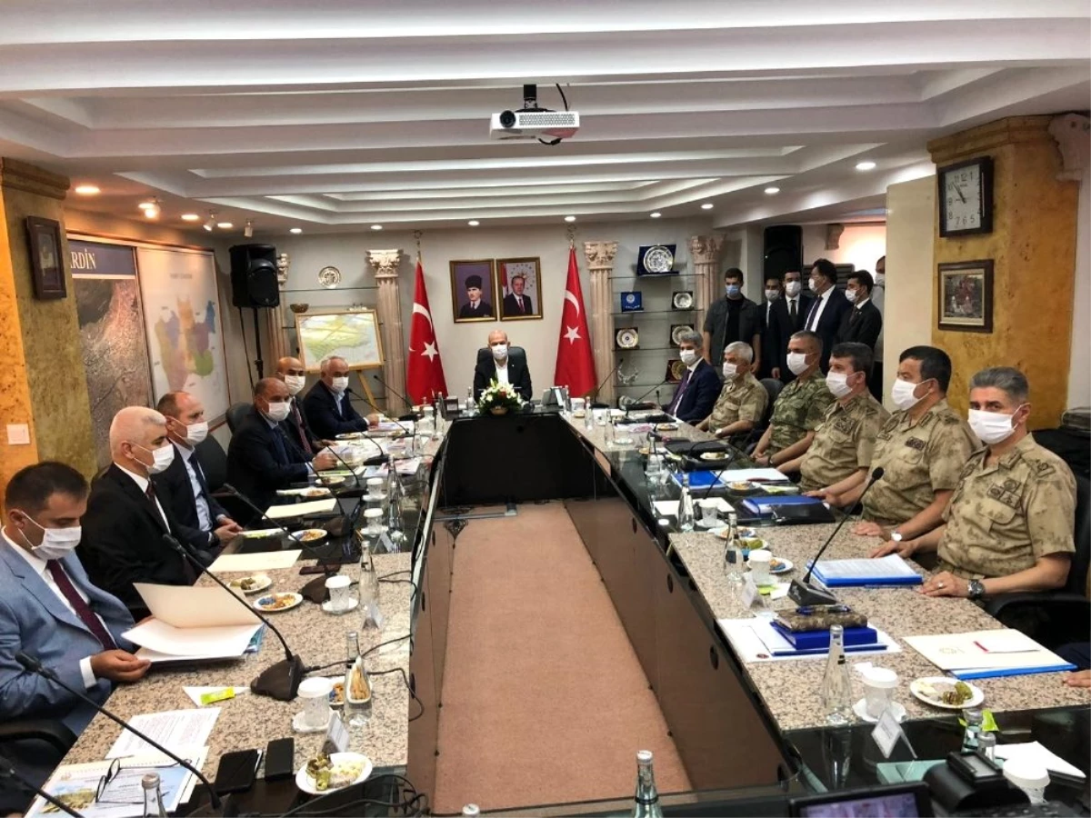 Bakan Soylu başkanlığında Mardin\'de güvenlik toplantısı yapıldı