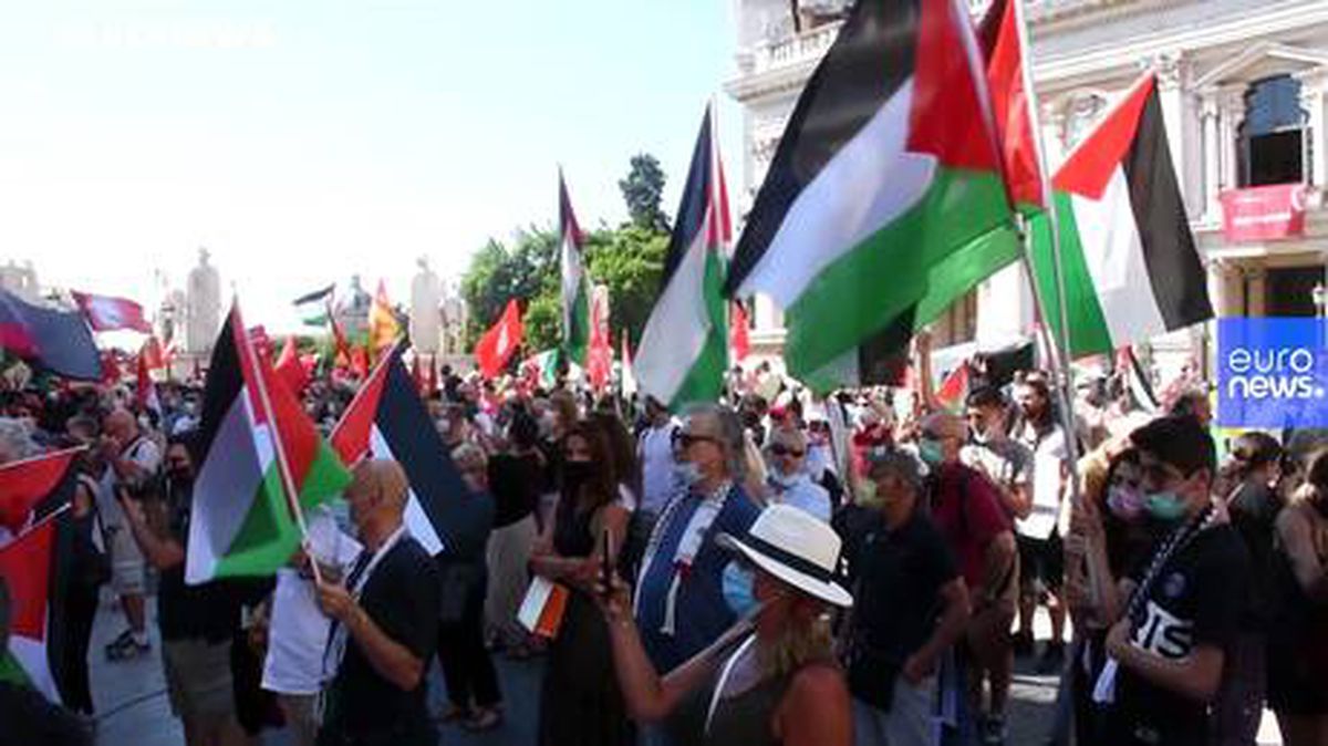 İsrail\'in Batı Şeria\'daki ilhak planı ABD ve Avrupa ülkelerinde protesto edildi