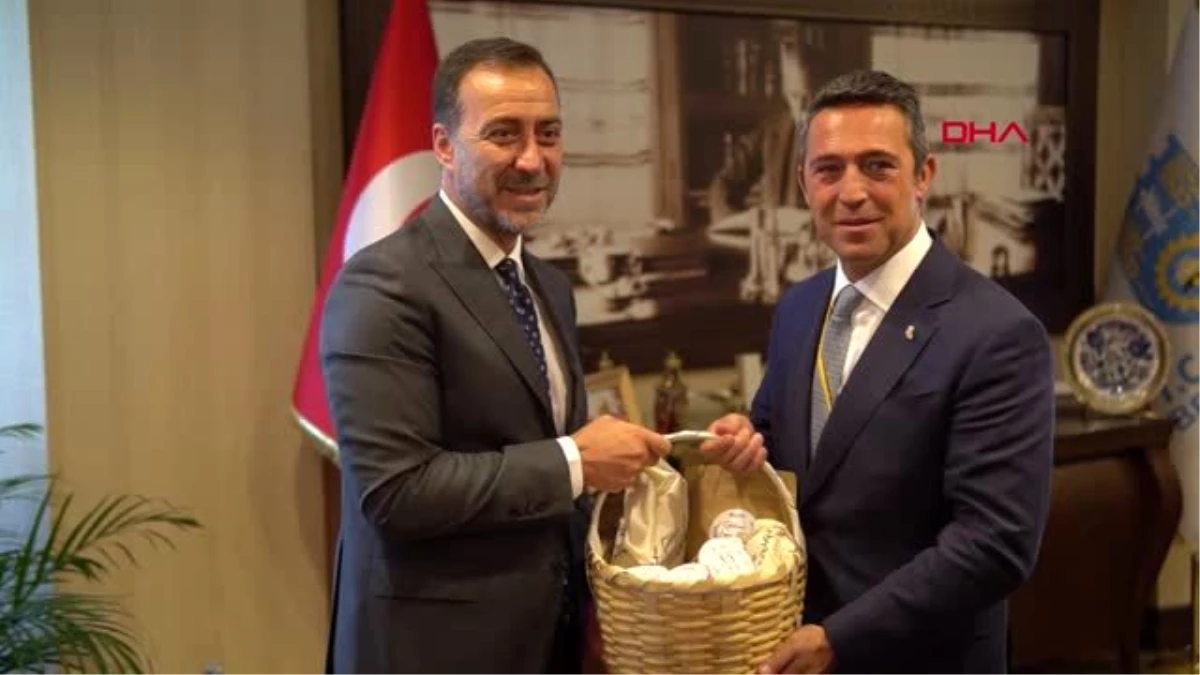 SPOR Ali Koç, Silivri Belediye Başkanı Yılmaz\'ı ziyaret etti