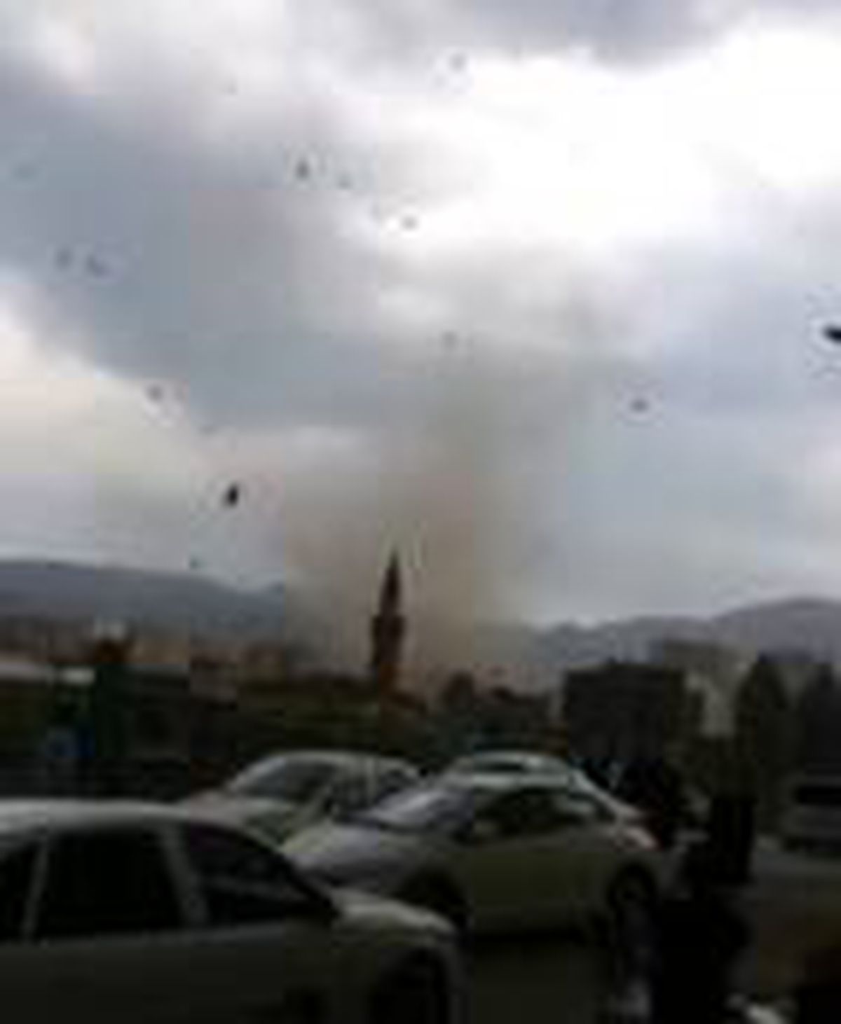 Erzurum\'da korkutan hortum