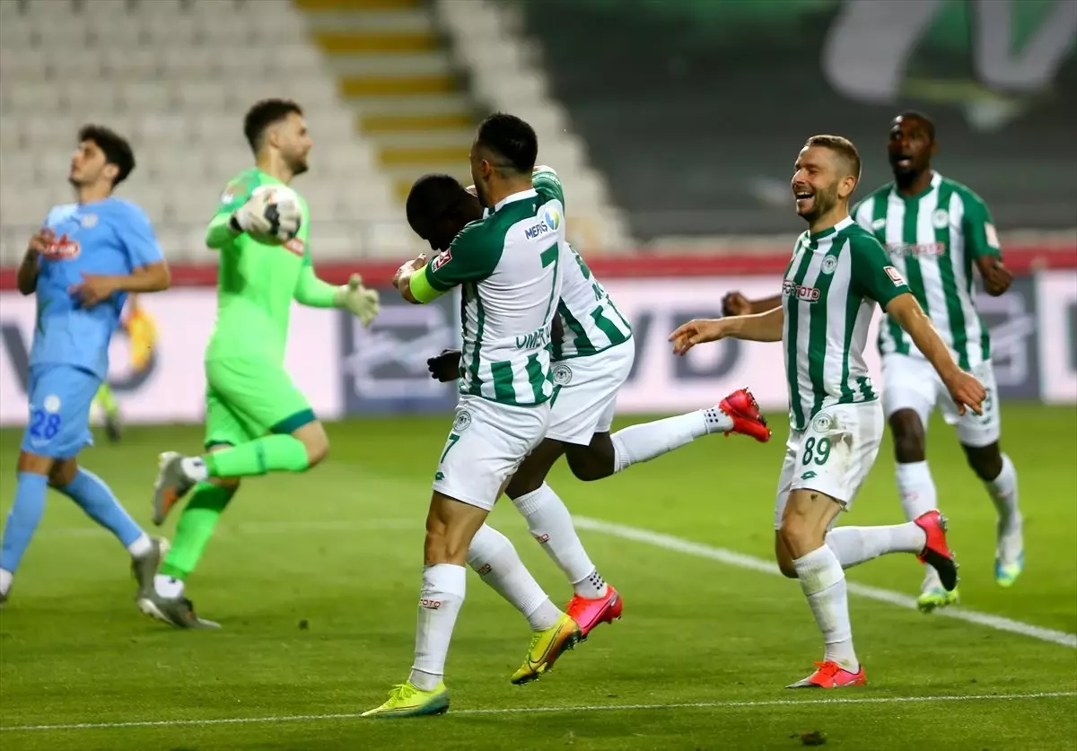 İttifak Holding Konyaspor, 90+5\'te bulduğu golle Çaykur Rizespor\'u 1-0 mağlup etti