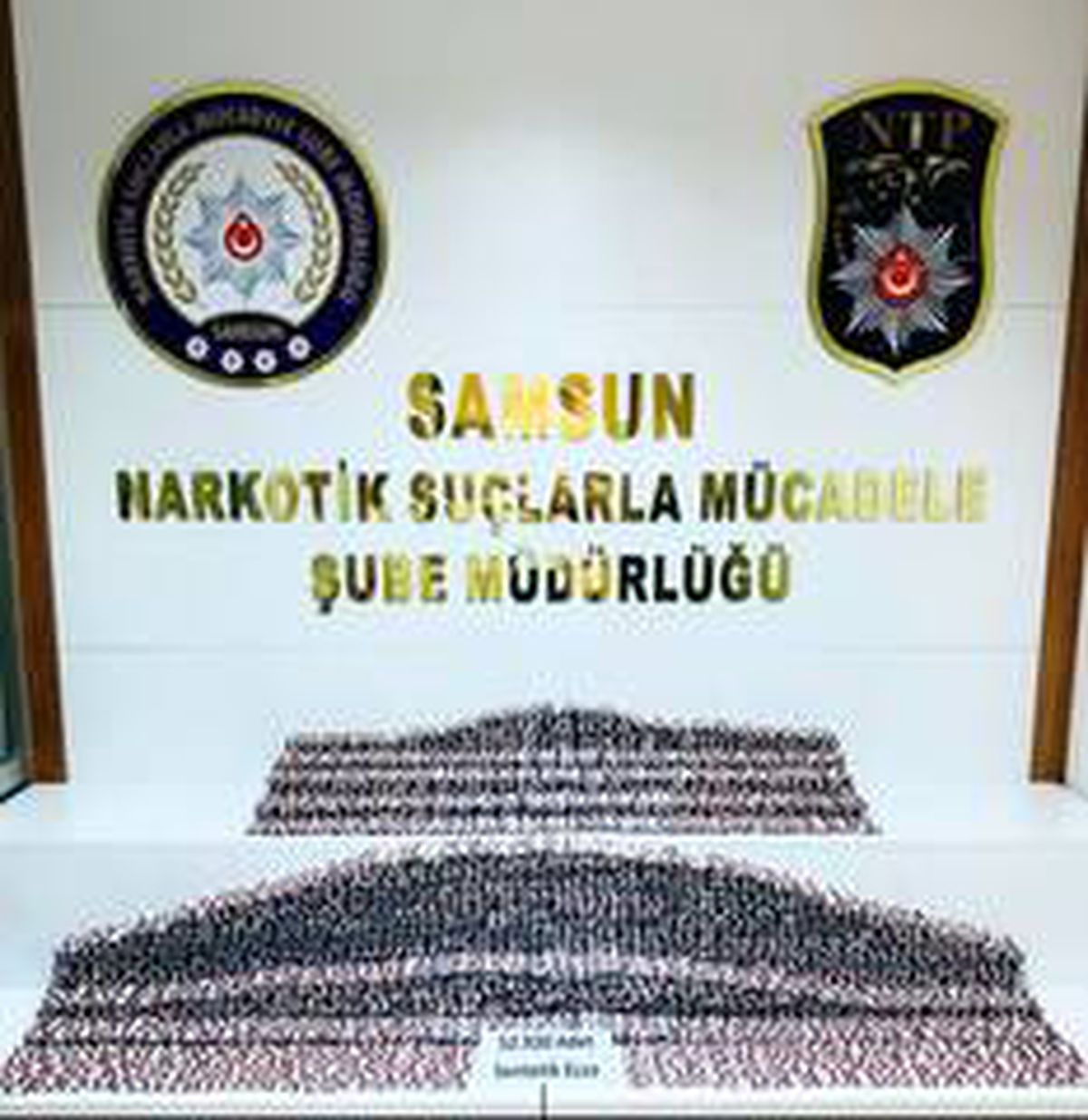 Samsun\'da 52 bin 920 adet uyuşturucu hap ele geçirildi