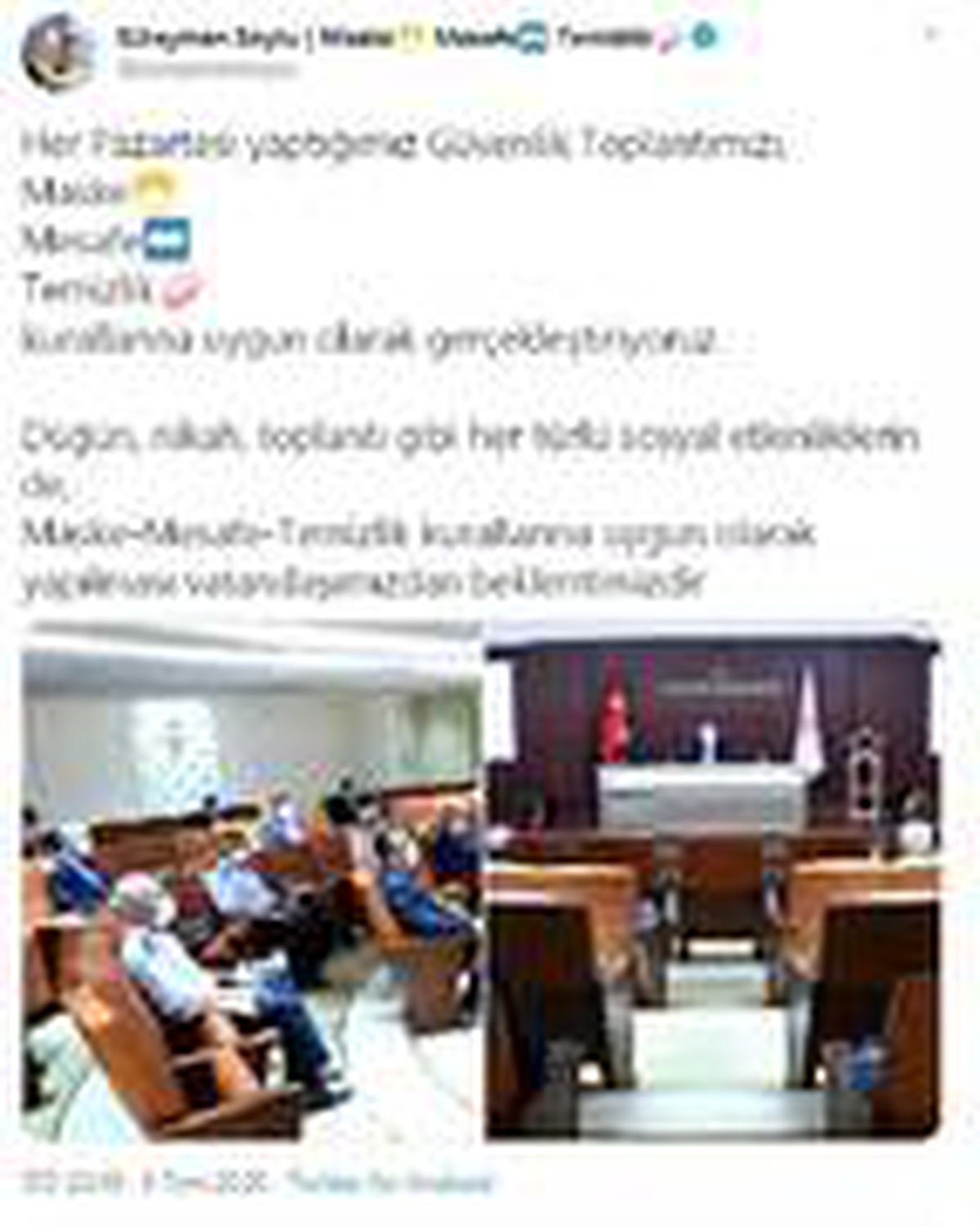 Son dakika haberi | Bakan Soylu\'dan, sosyal etkinliklerde \'maske-mesafe-temizlik\' uyarısı